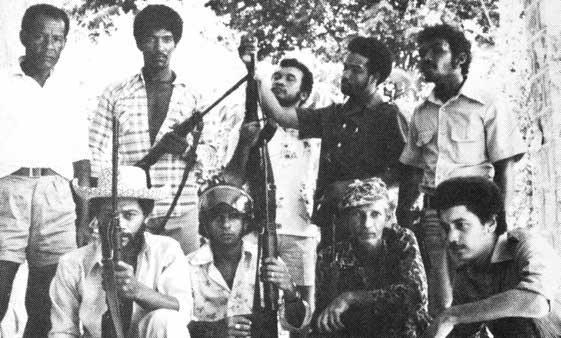 James Michel, front row 1 st right, part of the terrorist group that highjacked the country on June 5th, 1977.