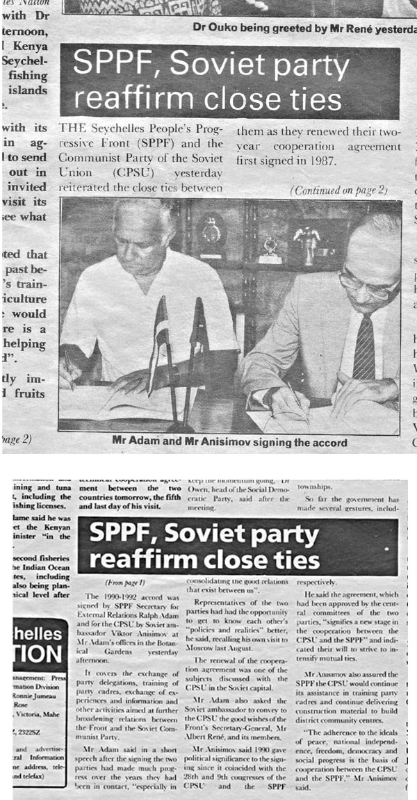 SPPF and Soviet ties.