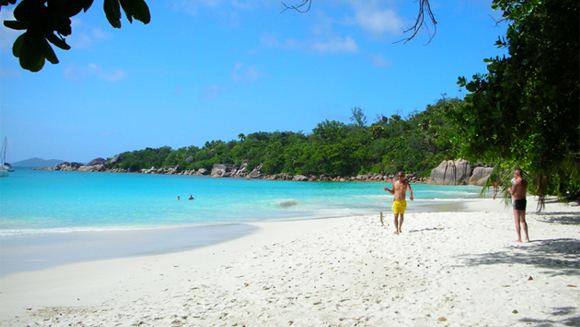 Lonely Planet rates Seychelles beach Anse Lazio as "one of the best in the country". Picture courtesy of Flickr user bobcatrock