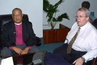 Arhbishop Domez and Rev. Cameron