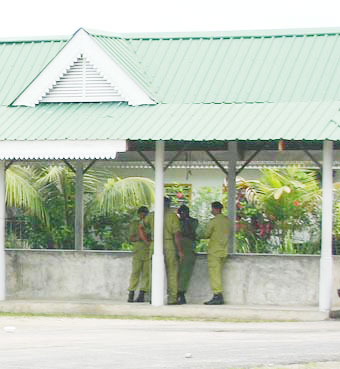 Police at Roche Caiman