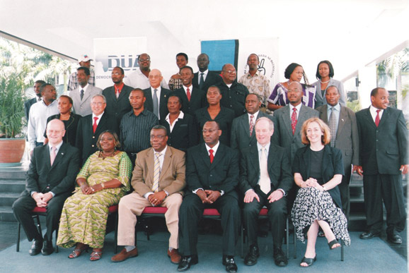 Delegates at the DUA meeting.