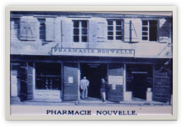 ‘Pharmacie Nouvelle’ 5 rue Royale, Port Louis 1912; from Mauritius Ilustrated p.387