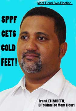 Frank Elizabeth, DP candidate for Mont Fleuri