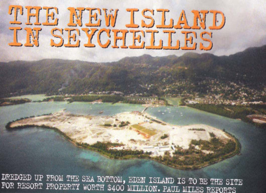 Advert for Eden Island