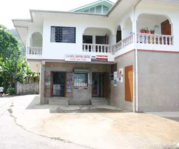 The shop where the assault took place.