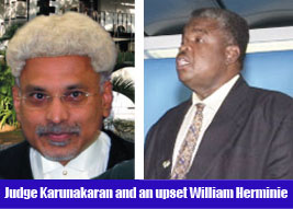 Judge Karunakaran and William Herminie